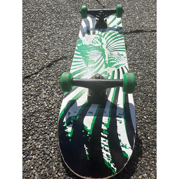OP Skateboard Ocean pacific Green/white 2010 y2k skater punk - Picture 6 of 7
